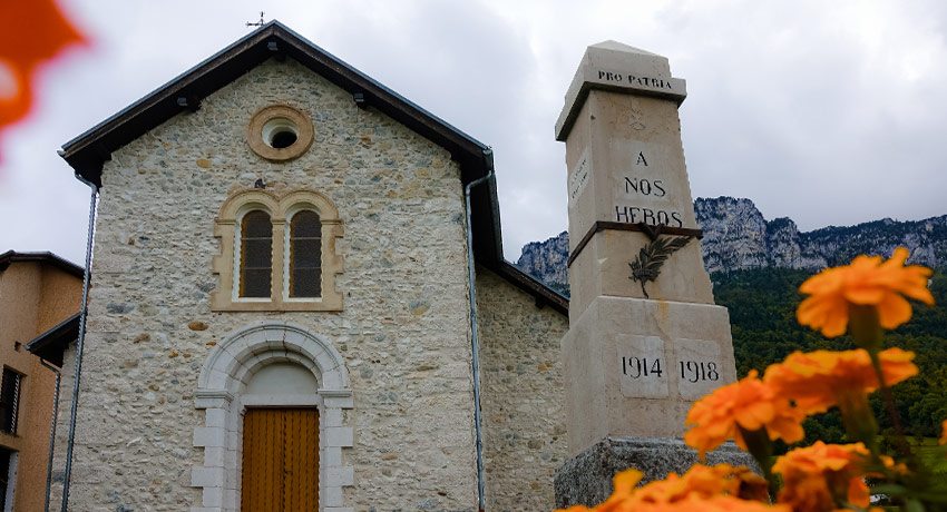 Entrée de l'église